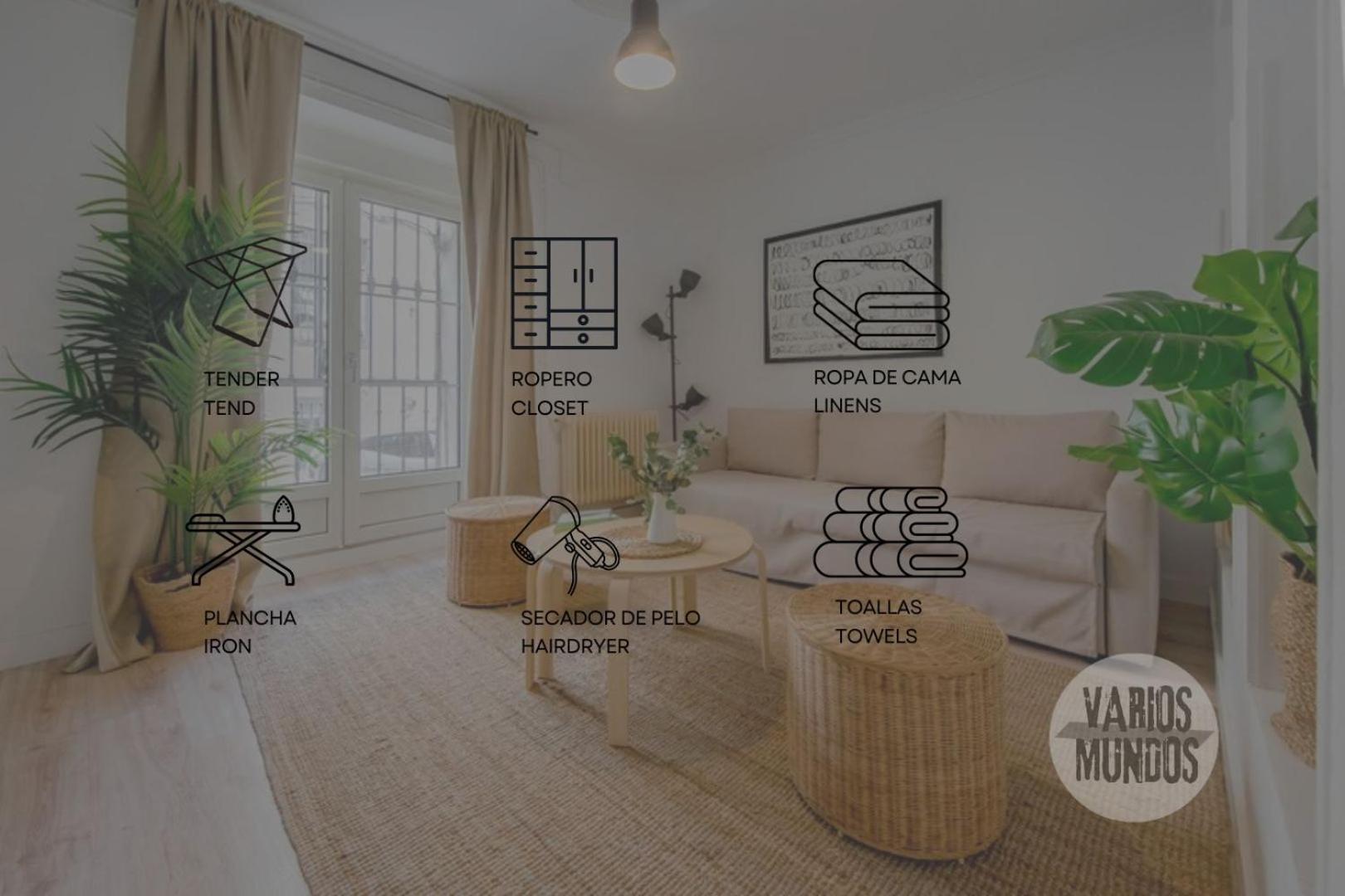 Nuevo Apt De 9Pax En La Cava Alta Centro De Madrid E1 מראה חיצוני תמונה